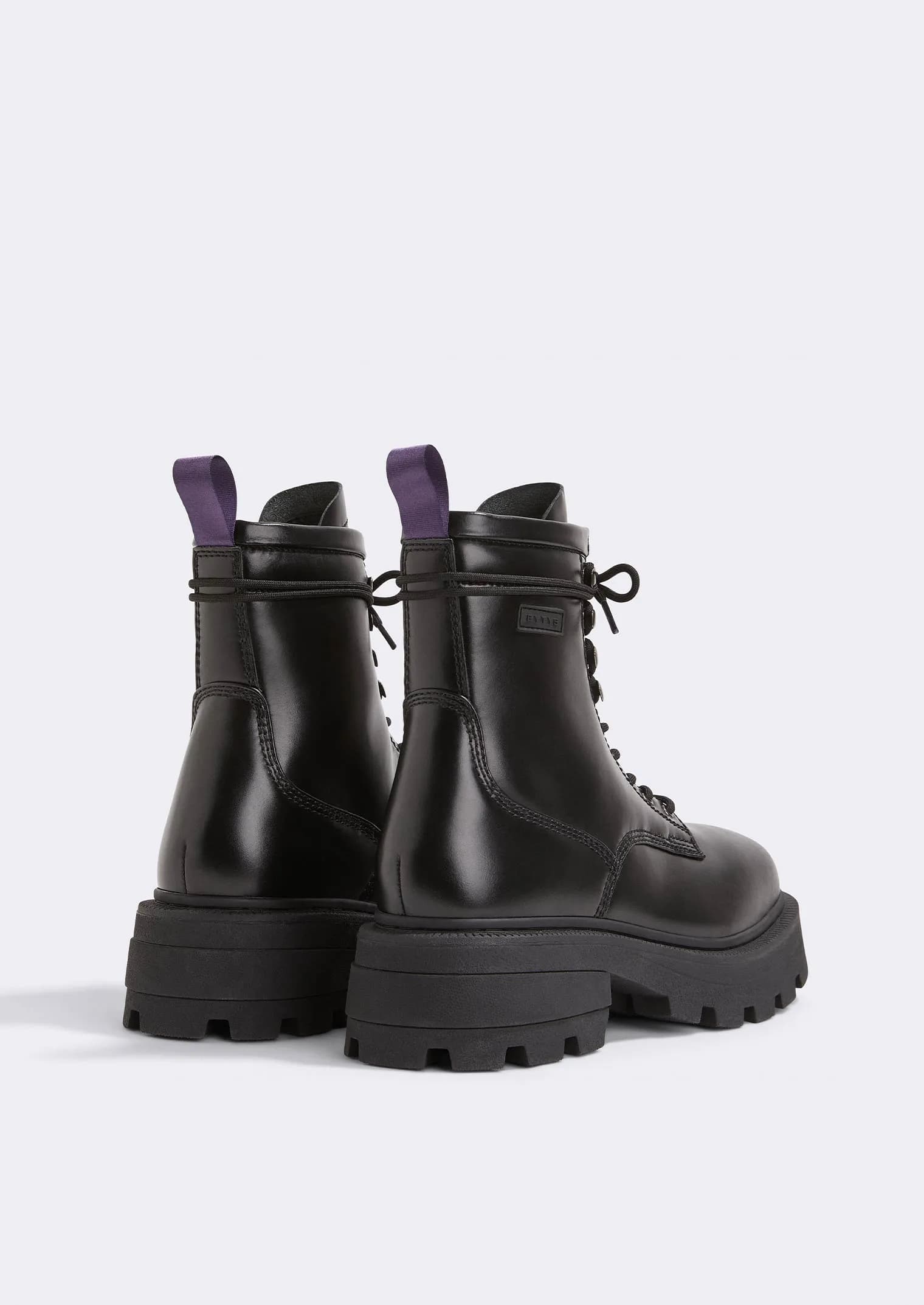 EYTYS Michigan Leather Black Boots