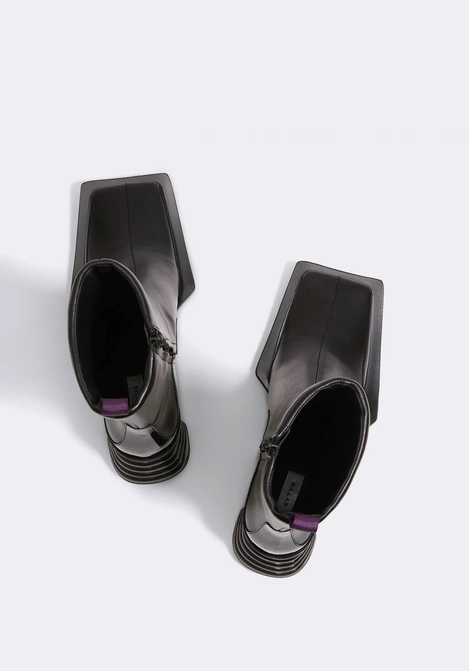 EYTYS Gaia Leather Black Heels | EYTYS