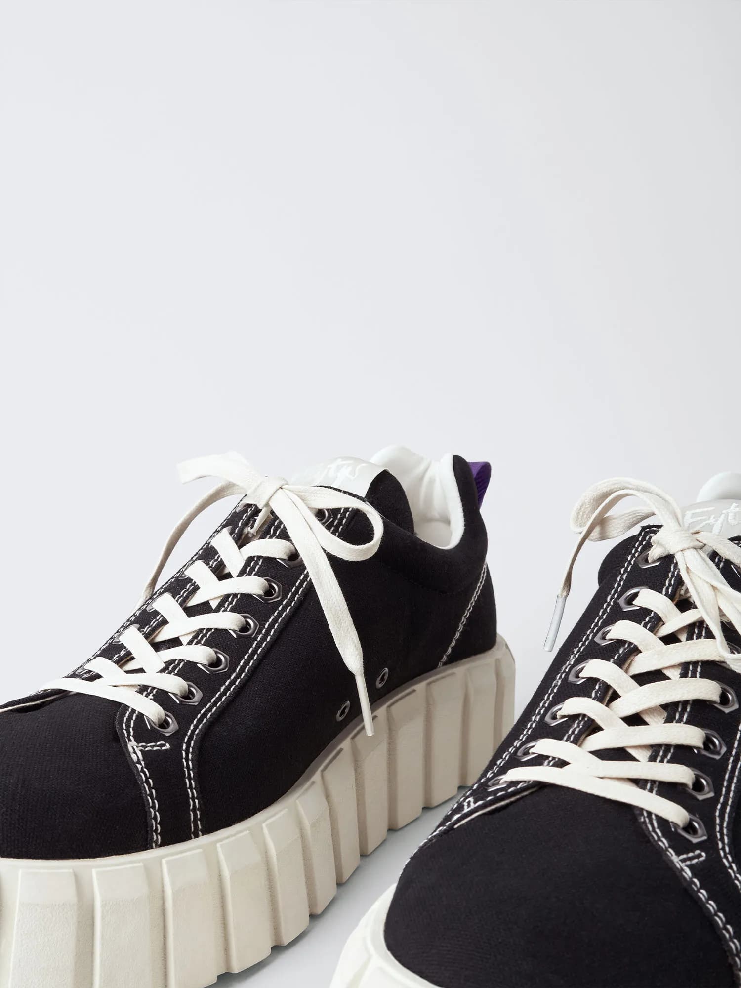EYTYS Odessa Canvas Black Sneakers