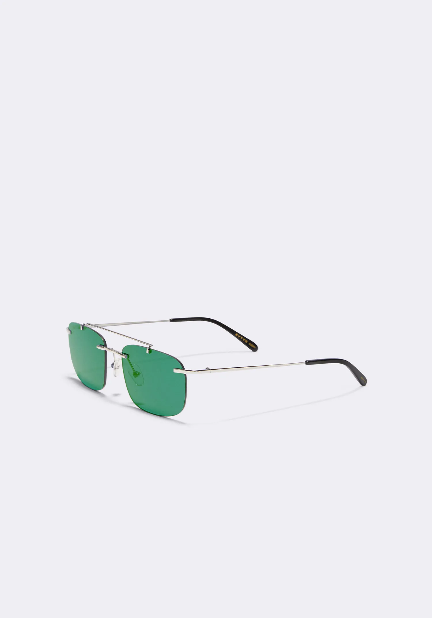 EYTYS Avery Matte Silver/Khaki Sunglasses | EYTYS